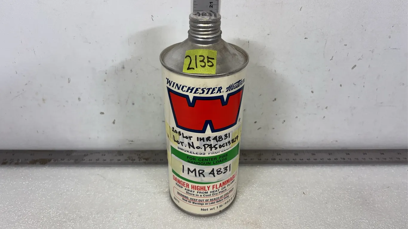 Bottle of Winchester Ball Powder Smokeless Propellant for Centrefire Handgun Loads, *Unreserved*