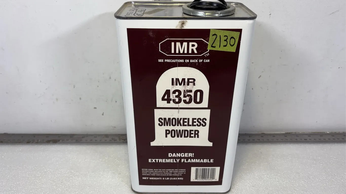 IMR 4350 Smokeless Powder, Approx. 7"x4"x12" *Unreserved*