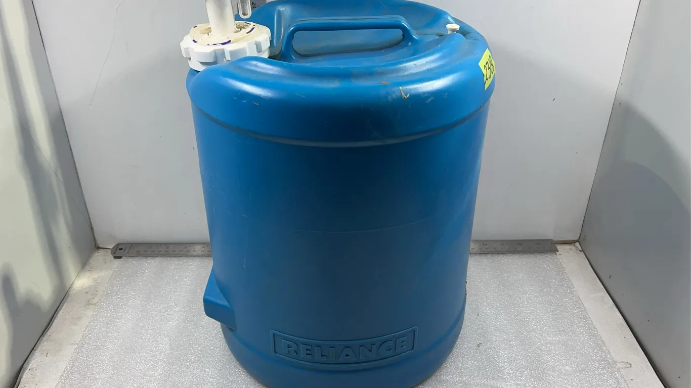 Reliance Water Jug, Approx. 12"x17" *Unreserved*