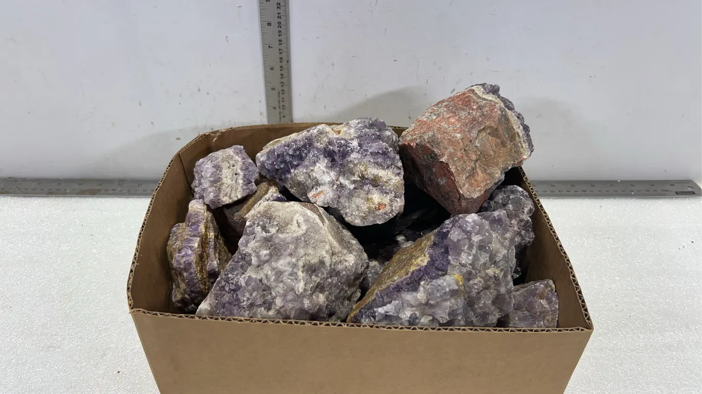 Amethyst Crystal Clusters, Approx. 15 Pieces *Unreserved*