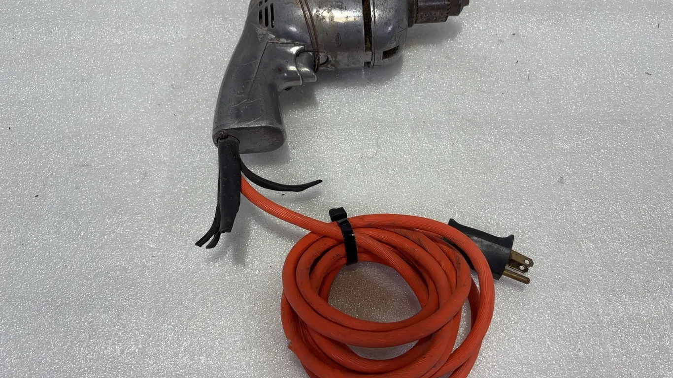 Vintage Corded Electric Power Drill, Approx. 10" *Unreserved*