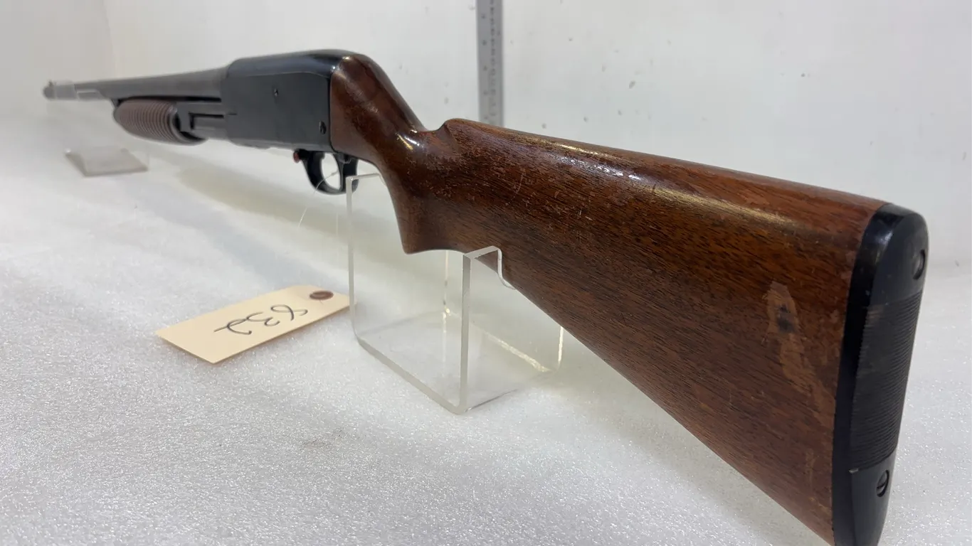 Stevens Model 820B 12 Ga 2 3/4'' Pump Action Shotgun, SN:N/A *Unreserved*