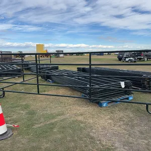12 - 6 Bar Livestock Panel, 1 5/8" tubing, 16' L x 5' H, (12 x Bid Price)  *Unreserved*