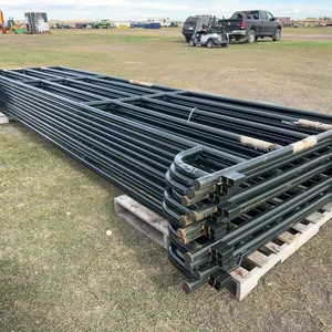 12 - 6 Bar Livestock Panel, 1 5/8" tubing,  16' L x 5' H, (12 x Bid Price)  *Unreserved*