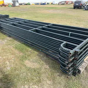 12 - 6 Bar Livestock Panel, 1 5/8" tubing,  16' L x 5' H, (12 x Bid Price)  *Unreserved*