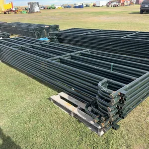 11 - 6 Bar Livestock Panel, 1 5/8" tubing,  16' L x 5' H, (11 x Bid Price)  *Unreserved*