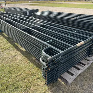 12 - 6 Bar Livestock Panel, 1 5/8" tubing,  16' L x 5' H, (12 x Bid Price)  *Unreserved*