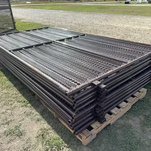 10 - Wind Break Fence Panels, 1 5/8" tubing,  12' L x 6'6'' H, (10 x Bid Price)  *Unreserved*