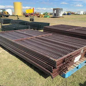 10 - Wind Break Fence Panels, 1 5/8" tubing,  12' L x 6'6'' H, (10 x Bid Price)  *Unreserved*