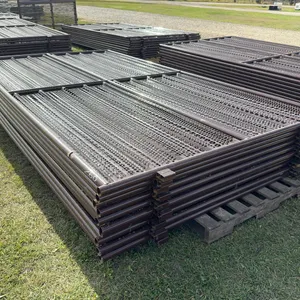 10 - Wind Break Fence Panels, 1 5/8" tubing,  12' L x 6'6'' H, (10 x Bid Price)  *Unreserved*