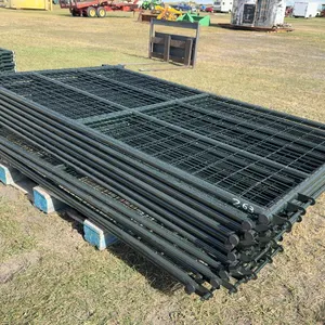 12 - Super Duty Magnum Mesh Sheep Panels, 1 1/4'' Tubing, Approx. 7' x 4'3'' ( 12 x Bid Price ) *Unreserved*