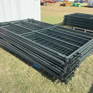 12 - Super Duty Magnum Mesh Sheep Panels, 1 1/4'' Tubing, Approx. 7' x 4'3'' ( 12 x Bid Price ) *Unreserved*