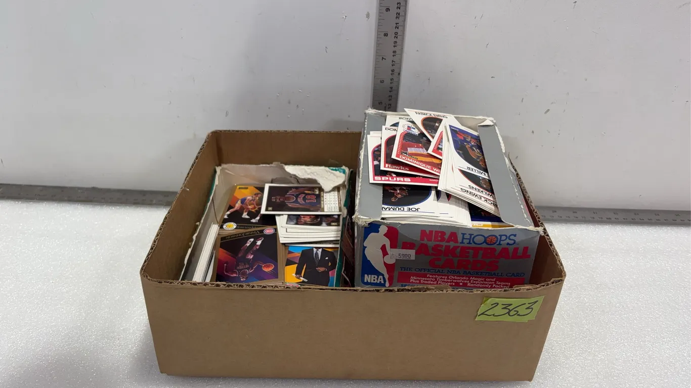 3 - Boxes of Opened NBA Basketball Collector Cards *Unreserved*