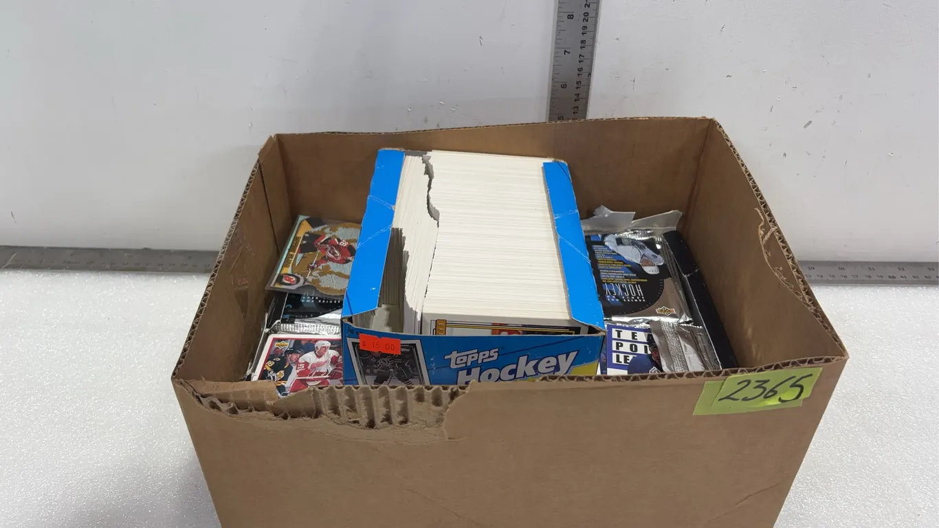 3 - Boxes of Opened NHL Hockey Collector Cards *Unreserved*