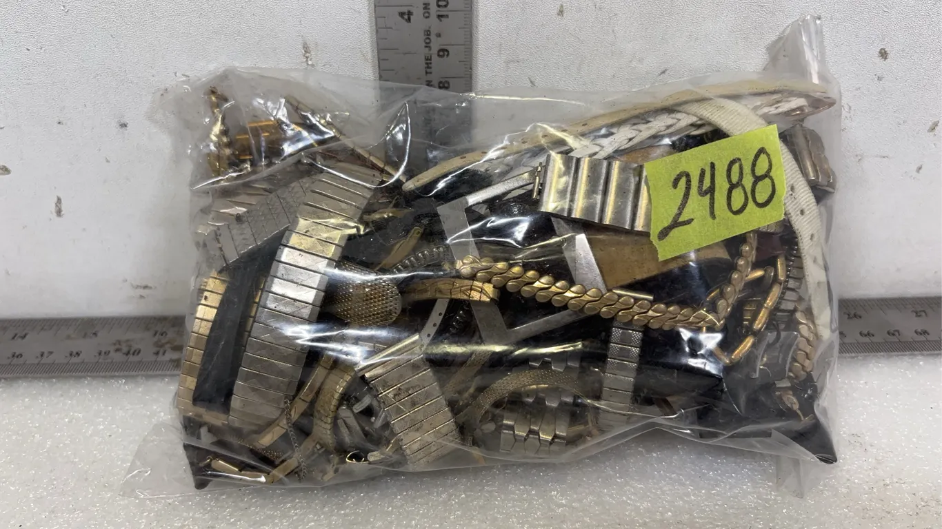 Bag of Vintage Collectible Watch Straps, Approx. 50 pce, *Unreserved*