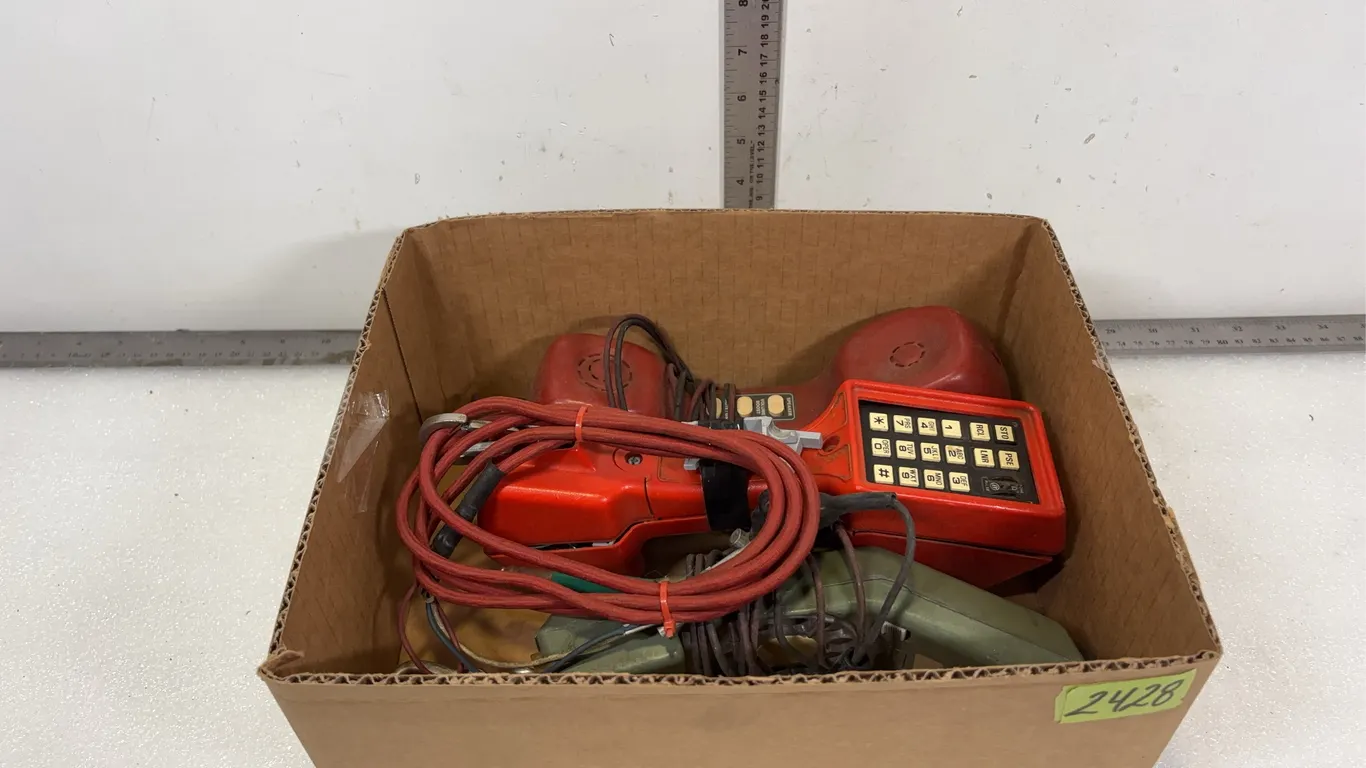 Lineman's Test Telephone Handset and Contempra Rotary Dial Telephone Handset, Approx 3 pce, *Unreserved*