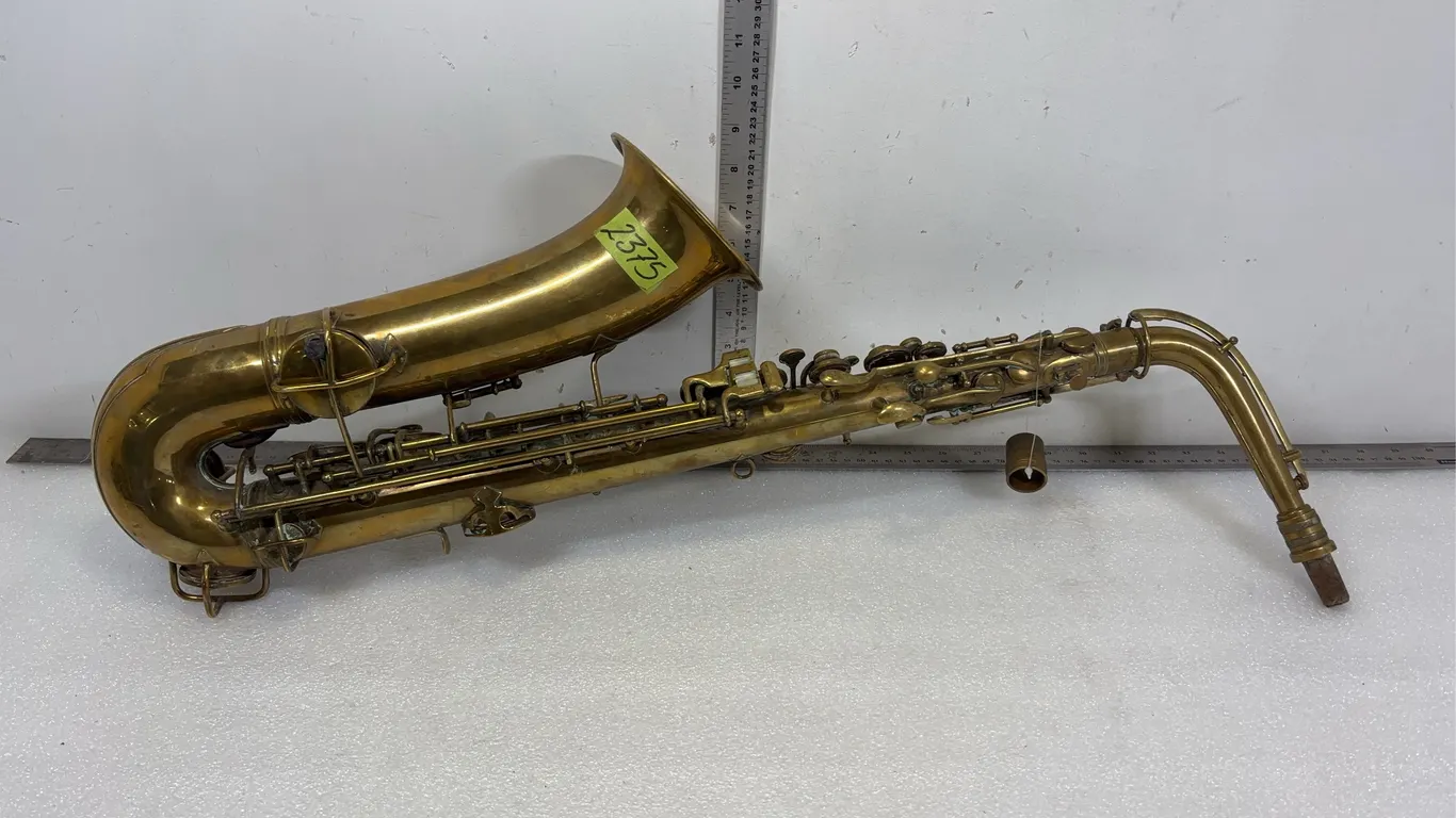 Vintage Saxophone, Approx. 27"x14" *Unreserved*