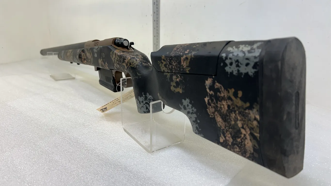 Remington model 700 .338-06 Ackley Bolt action Rifle, w/ aftermarket barrel & stock, mag, swivels, sn RR07299M, *Unreserved*