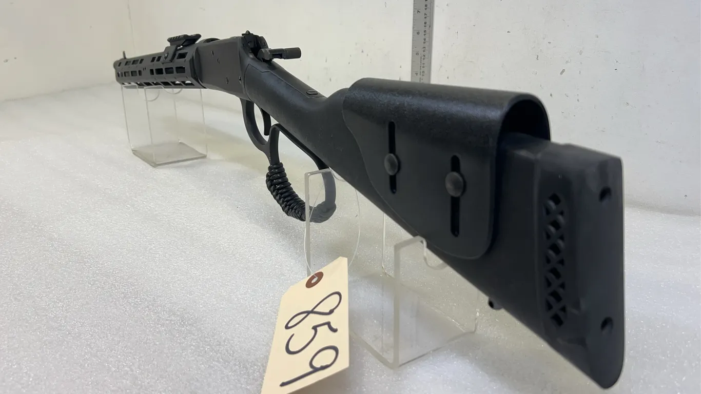 Rossi R92 .357/38 cal Lever action Rifle, s/ swivels, midwest hand guard, sn 7CR119330T, *Unreserved*