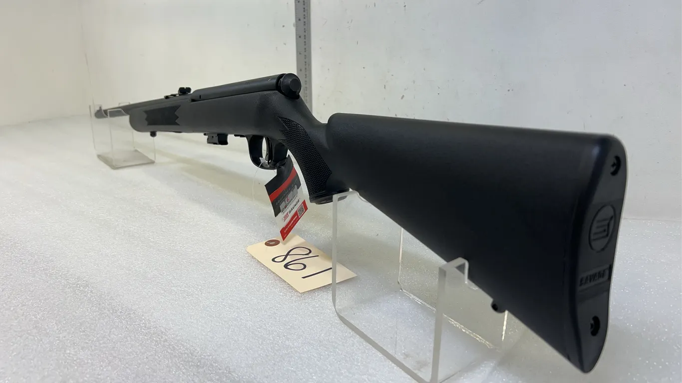 Savage MkII .21 sharps Bolt action Rifle, w/ 2" barrel, swivels, trigger lock/box, sn 4586773, *Unreserved*