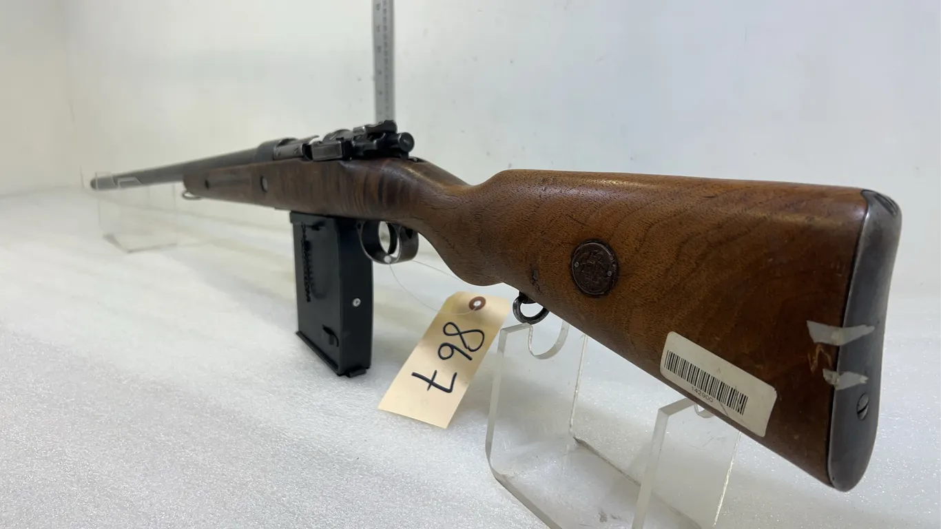 Mauser G98 12 ga. Bolt Action Shotgun, w/ 8mm trench mag, swivels, no sn, *Unreserved*