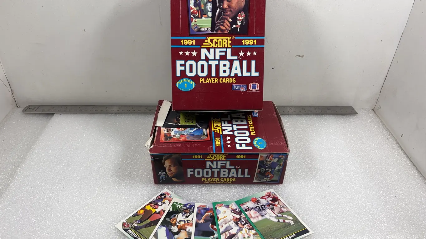 2 - Boxes 1991 Series 1 NFL Trading Cards, Approx. 1200 Cards *Unreserved*