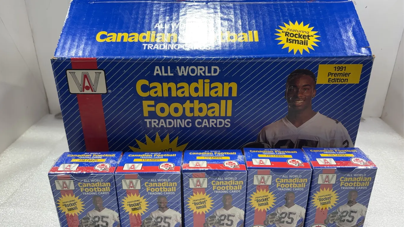 CFL Trading Cards 1991 Premier Edition Pack with Approx. 5500 Cards *Unreserved*