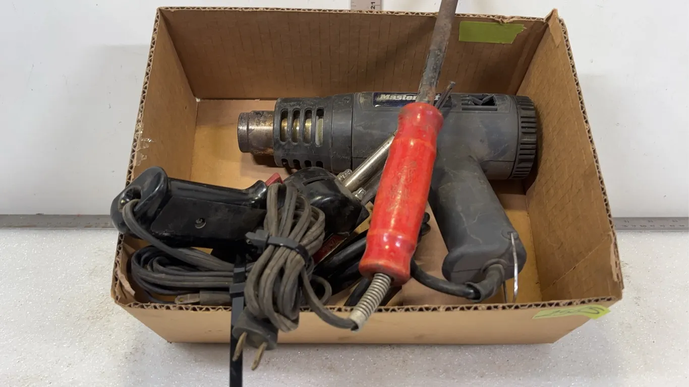 Mastercraft Heat Gun, Soldering Gun, Soldering Iron, Approx. 3 pce *Unreserved*