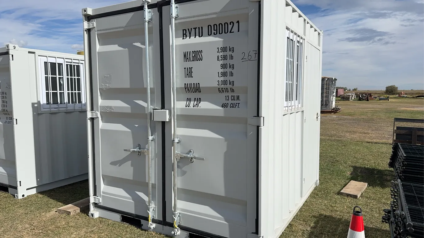 Storage Container w/ Window & Man Door *Unreserved*