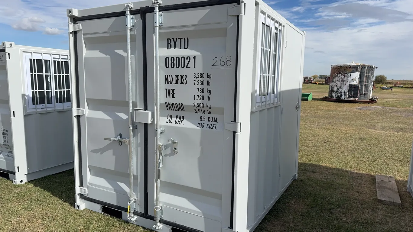 Storage Container w/ Window & Man Door *Unreserved*