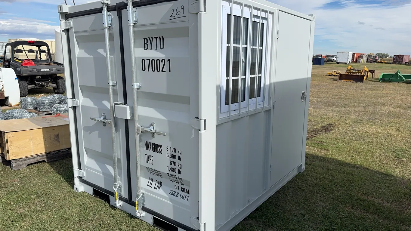 Storage Container w/ Window & Man Door *Unreserved*