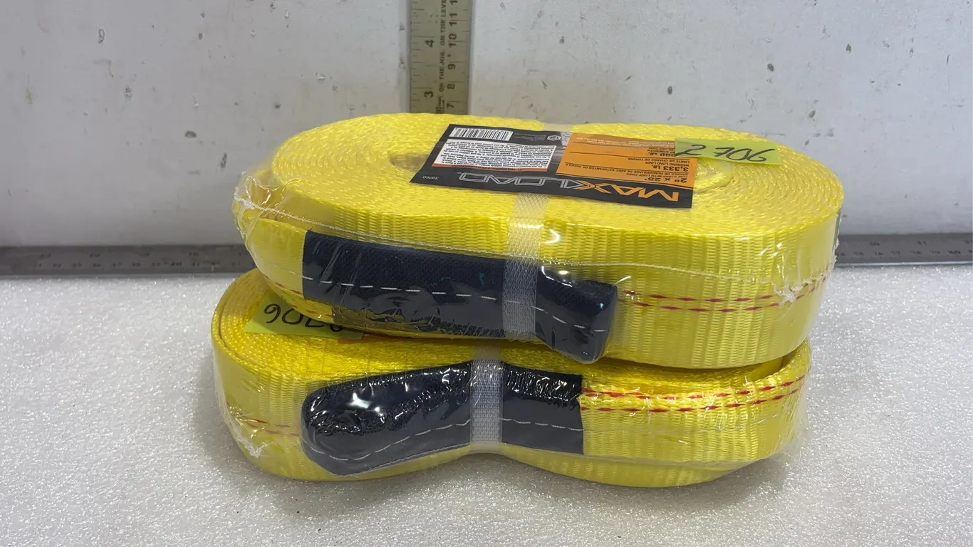 Maxload Brand Tow Strap, Approx. 2 pce, 3333Lb Capacity, 2"x25ft *Unreserved*