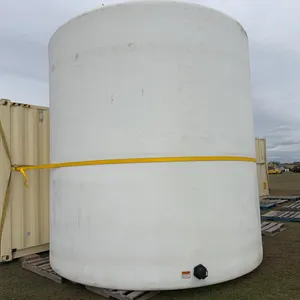 8340 gal  Vertical Poly Water Tank w/ftg, Approx. 12' x 12' x 13' high *Unreserved