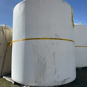 8340 gal Vertical Poly Water Tank w/ftg, Approx. 12' x 12' x 13' high *Unreserved