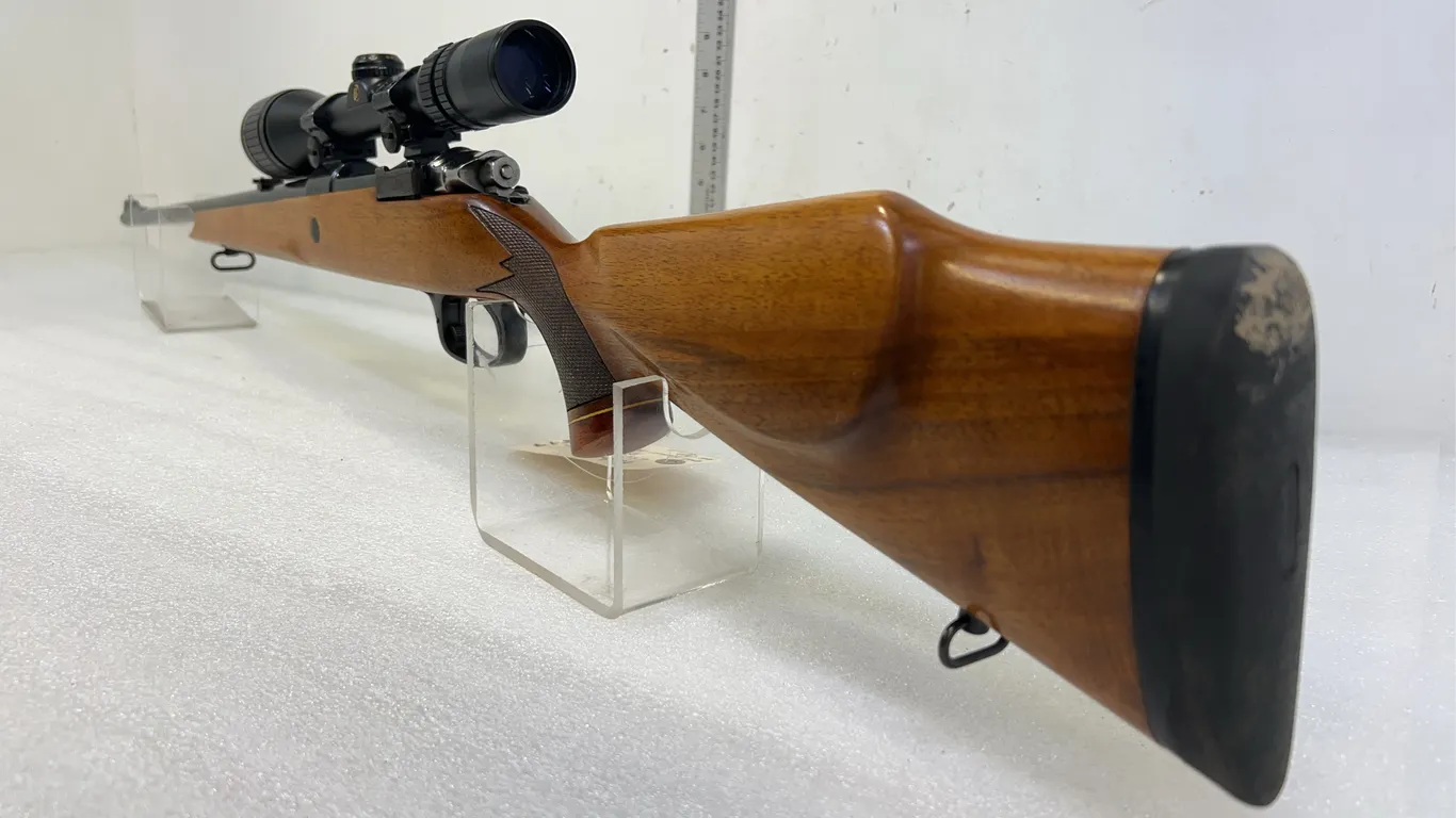 Parker Hale 6.5x55 Bolt Action Rifle, w/ Bushnell 4-12 scope, swivels, no mag, sn 6-09769, *Unreserved*