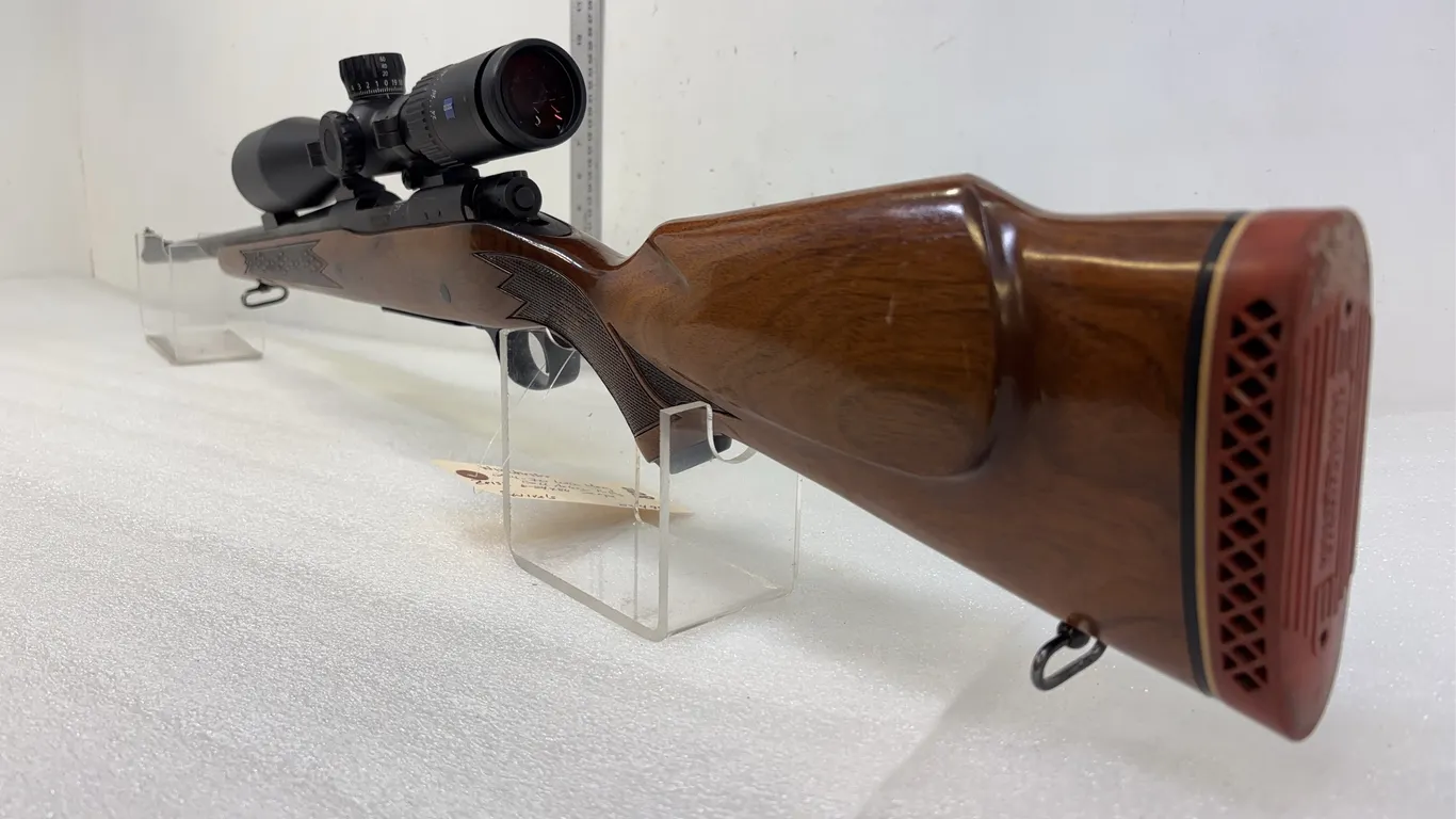 Winchester .264-70 Win mag Bolt Action Rifle, w/ Zeiss 6-24x50 scope, swivels, sn 831498, *Unreserved*