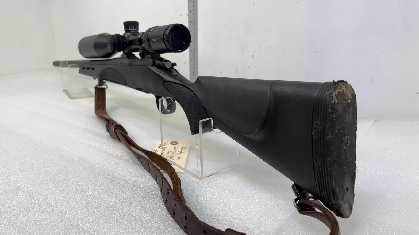Remington 700 .308 Win Bolt Action Rifle, w/ Strike Eagle Vortex 4-24x50 scope, swivels, sling, sn Q7014415, *Unreserved*