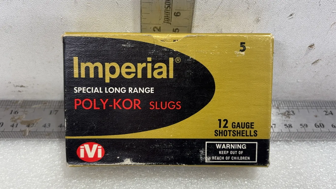 Box of Imperial Special Long Range Poly-Kor 12ga 2 3/4" 7/8 Shot Slugs *Unreserved*
