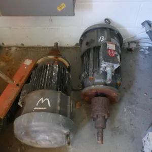 (#13) (2) U.S. Electrical Motors 3 Phase Industrial Electric AC Induction Motors