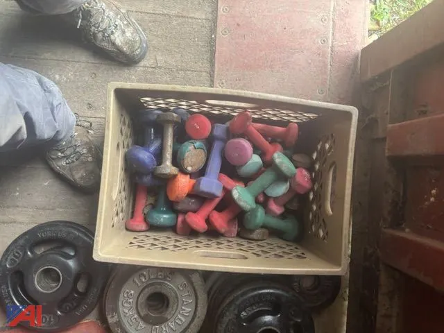 Rubber Coated Dumbbells
