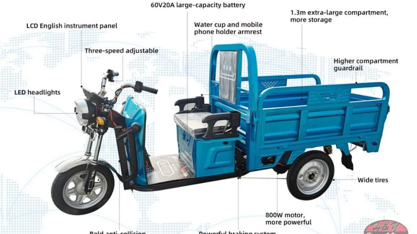 Electric Tricycle - Black
