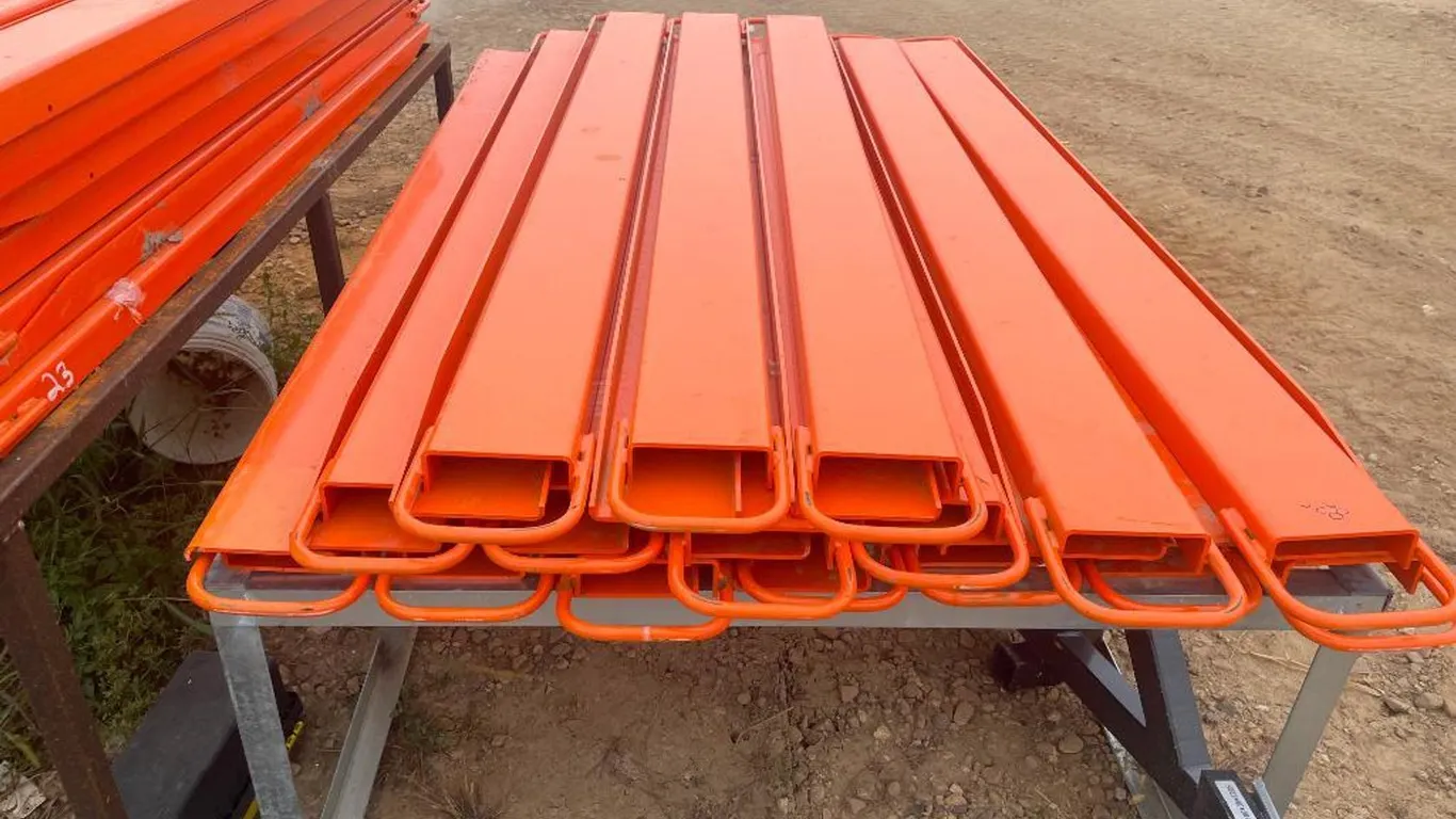 (2) 82'' Pallet Fork Extensions - Orange