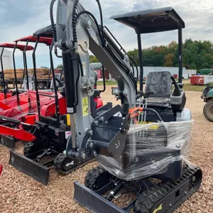 Mini ATS-ME18 Excavator - Gray
