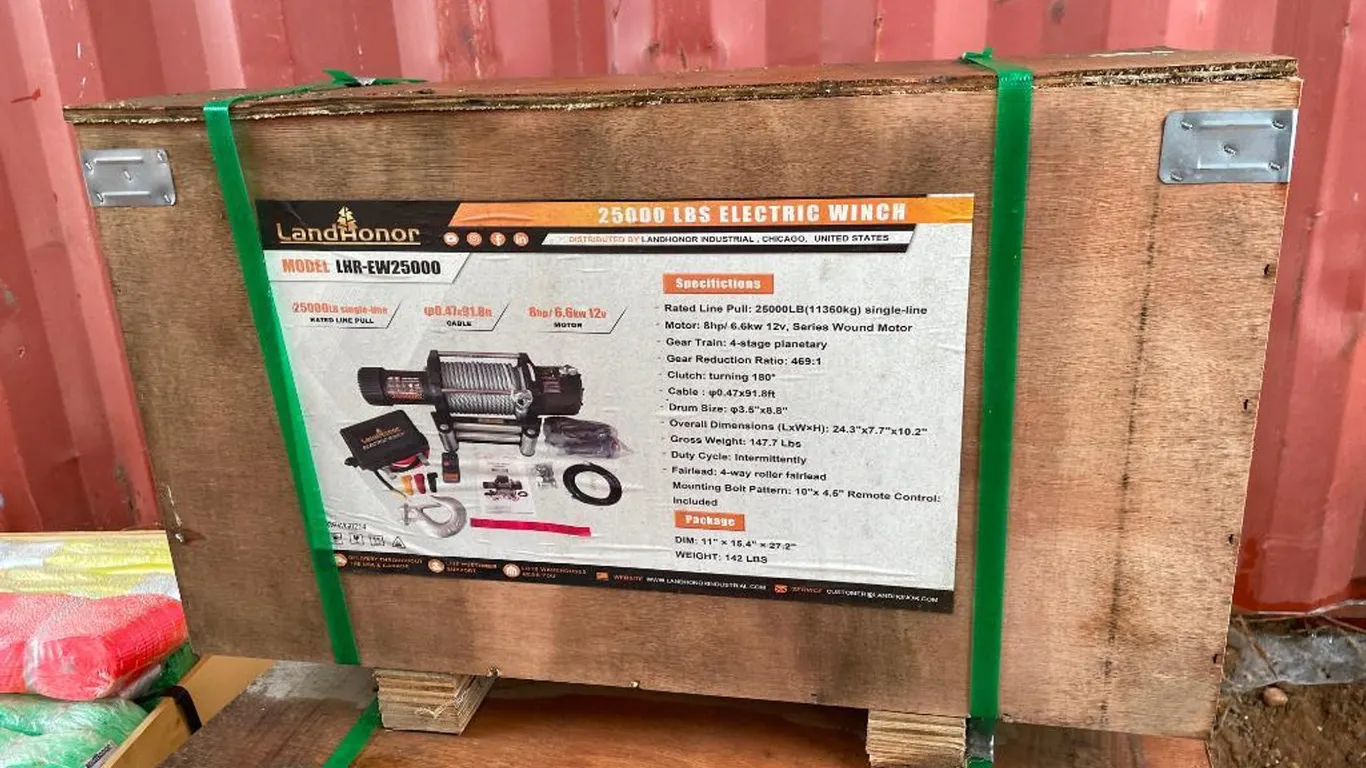 25000lbs Electric Winch