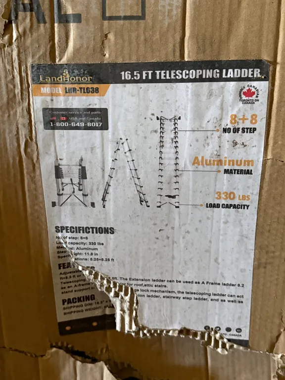 16.5' Telescoping Ladder