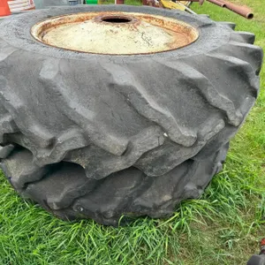 Pair of 20.8x38 9 Bolt Duals