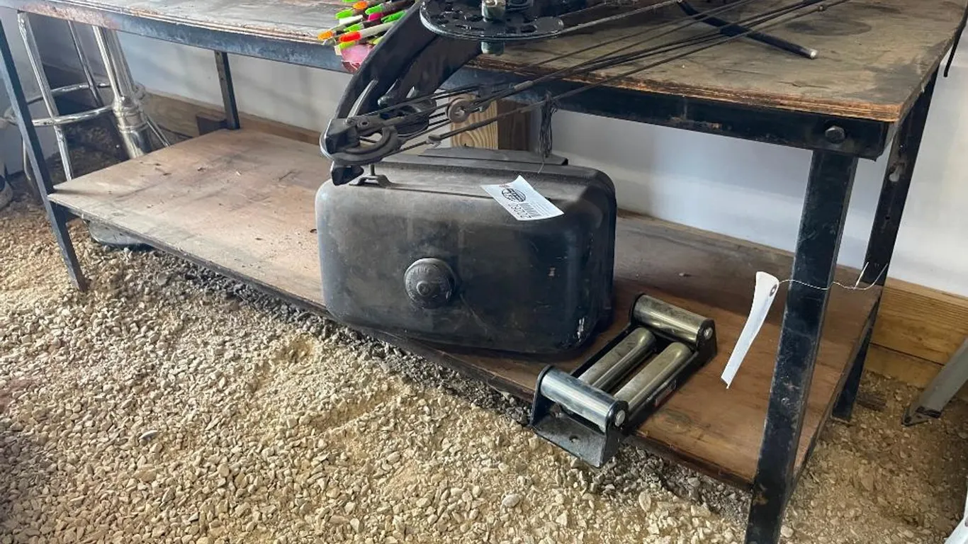 Steel Frame Shop Table