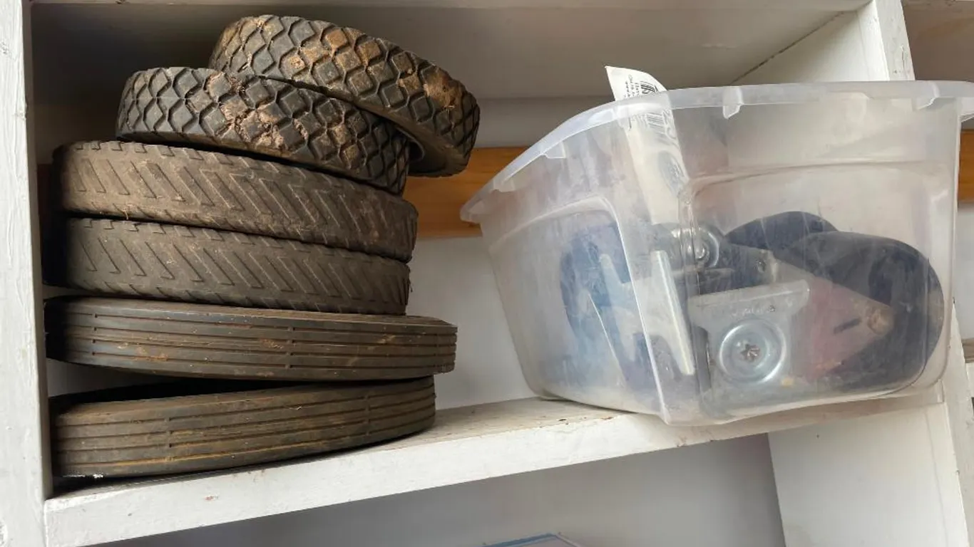 Shelf of Wheels