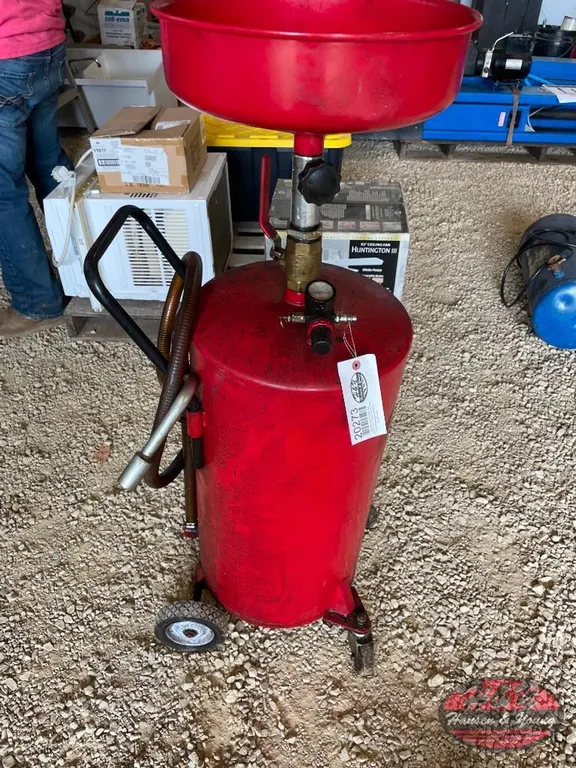 Oil Drain Tank Cart
