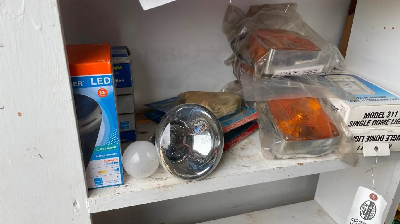 Assortment of Lights and Bulbs